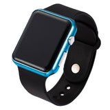 Men LED Digital Watch Boys Silicone Electronic Watch
