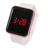 Men LED Digital Watch Boys Silicone Electronic Watch