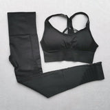 Women Yoga Set Seamless Fitness Clothing