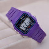  Classic Resin Strap Digital Sport Watch Wristwatches Men and women