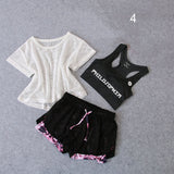 3 Pcs Set Women's Yoga Suit Fitness Clothing