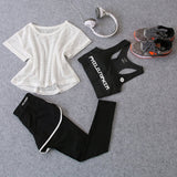3 Pcs Set Women's Yoga Suit Fitness Clothing