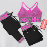 Toppick 3 Piece Women Yoga Sets