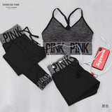 Toppick 3 Piece Women Yoga Sets
