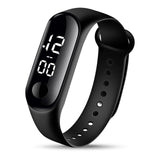 Men LED Digital Watch Boys Silicone Electronic Watch