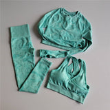 3PCS Seamless Yoga Set Sports Wear
