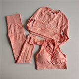 3PCS Seamless Yoga Set Sports Wear