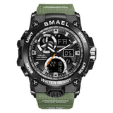 Watch Men Dual Time Waterproof 