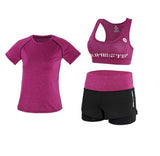Women Yoga 5 Pieces Set Outdoor Gym Clothing