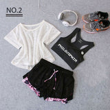 Sportswear 3 Piece Yoga Set Women Gym Cloth