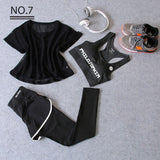 Sportswear 3 Piece Yoga Set Women Gym Cloth