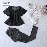 Sportswear 3 Piece Yoga Set Women Gym Cloth