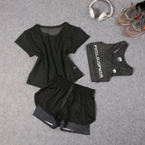 Sportswear 3 Piece Yoga Set Women Gym Cloth